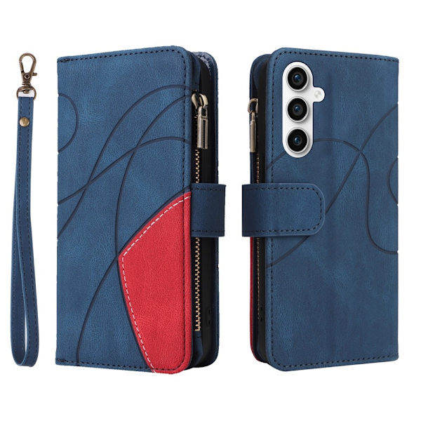 KT Multifunktion Series-5 Til Samsung Galaxy S23 FE Telefontaske - Blå Blue