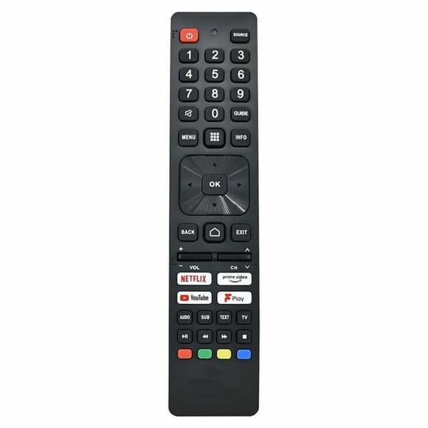 TV fjernbetjening Erstatning til RMC0137N til Sharp TV Black