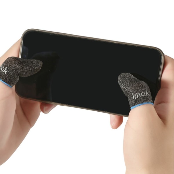 IMAK 1 par Finger Sleeve Känslig Svettsäker Gaming Finger Cover grå