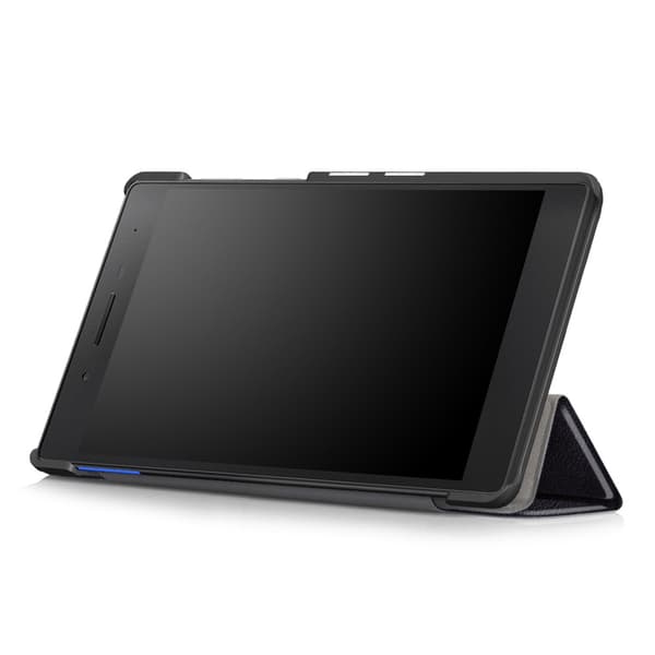 Tri - fold cover til Lenovo Tab 7 Essential Wifi (IKKE LTE/4G) - svart Black