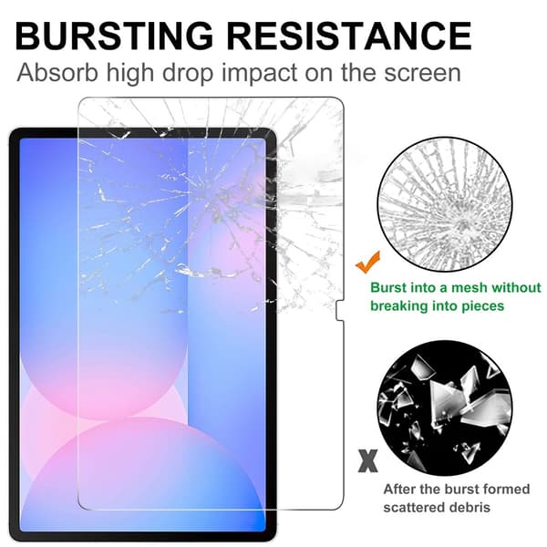 Till Samsung Galaxy Tab S10 FE+ Härdat glas 0,3mm 9H Transparent