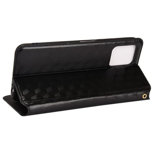 Rhombus lommebok-etui for Google Pixel 6a - Svart Black