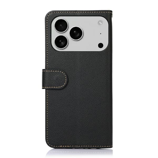 KHAZNEH Telefonpungcover til iPhone 18 Pro / 17 Pro Black
