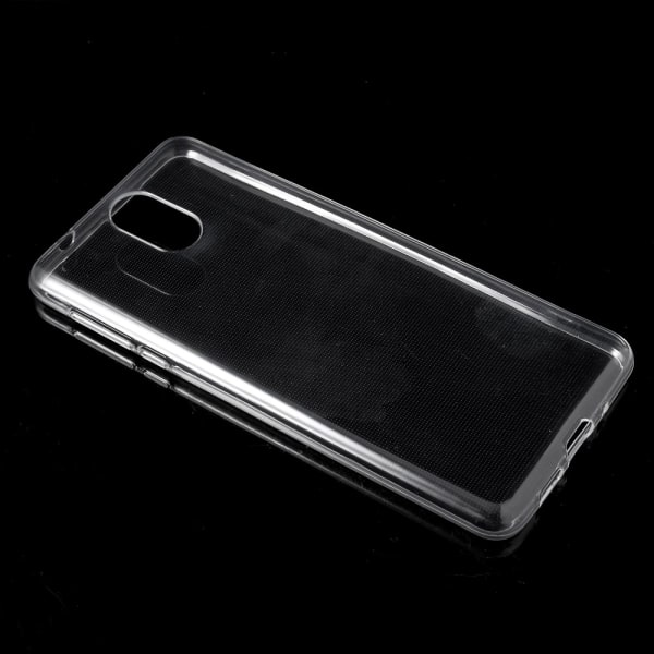 Transparent Soft TPU Protective Cell Phone Case Cover Nokia 3.1 Black