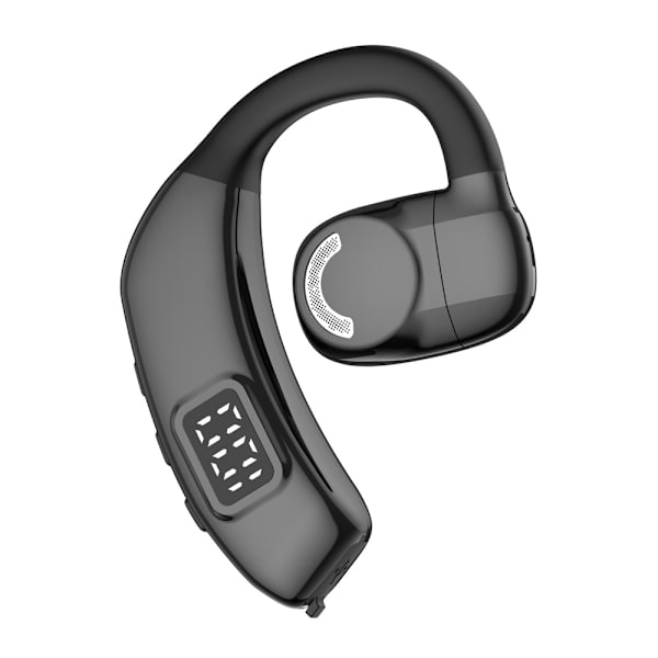 Bluetooth 5.4 Single in - Ear hovedtelefoner trådløs krog - sort Black
