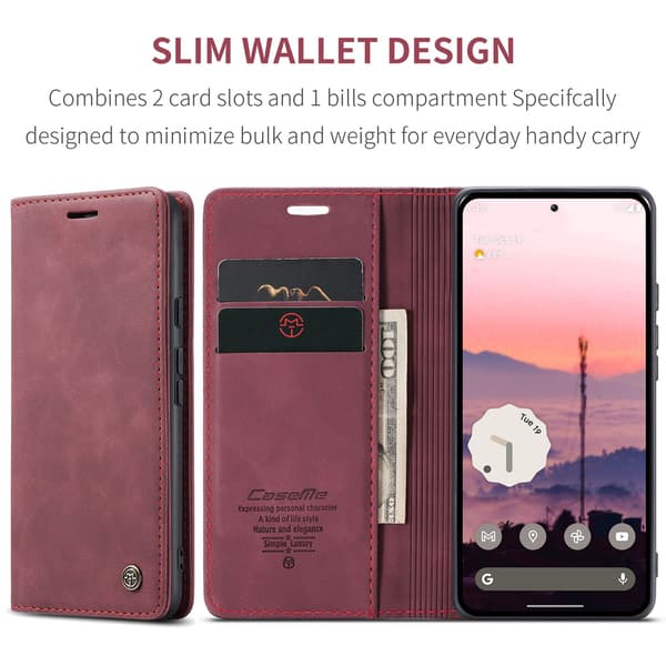 CASEME Google Pixel 10 Pro / Pixel 10 Kotelo Teline Puhelinkotelo Red