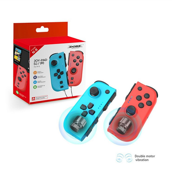 DOBE Bluetooth Joy - pad kompatibel med Nintendo Switch multifärg