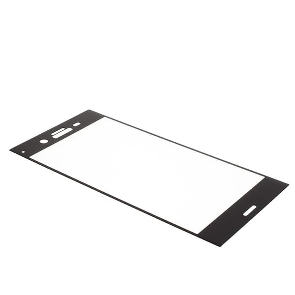 Sony Xperia XZ1 Härdat glas Curved Heltäckande - Svart Transparent