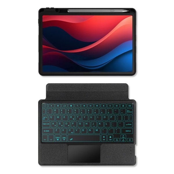 För Lenovo Tab M11 Fodral Bluetooth-tangentbord Svart