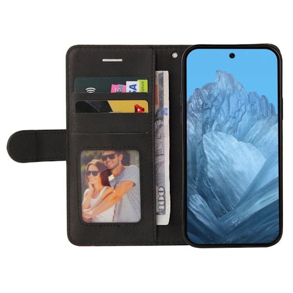 Til Google Pixel 9 / 9 Pro KT - serie - 1 dobbeltfarve etui Black