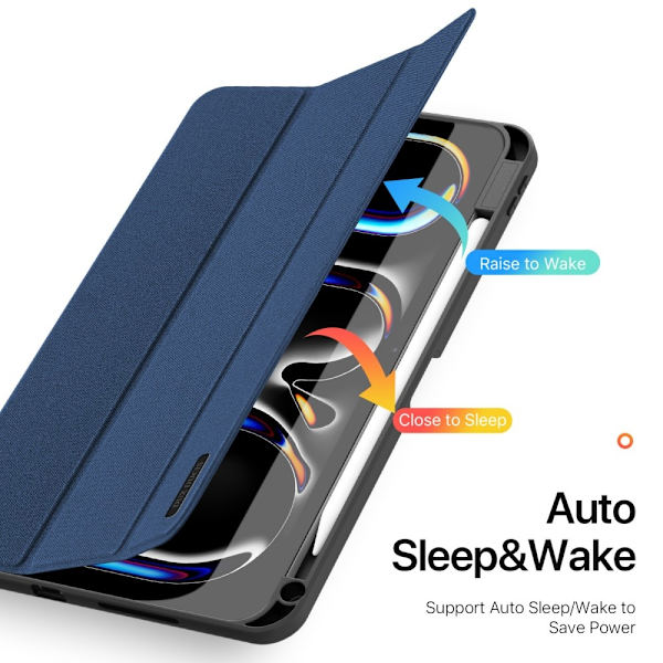 DUX DUCIS Domo iPad Pro 11 (2024) Trefoldet stativ - Blå Blue