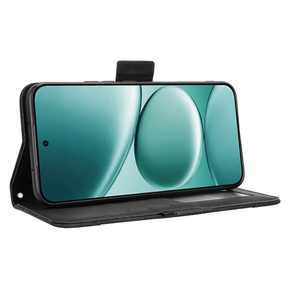Til Xiaomi Redmi Note 15 Pro 5G Case Pung Etui Shell Telefon Case Ekstra kort - Sort Black