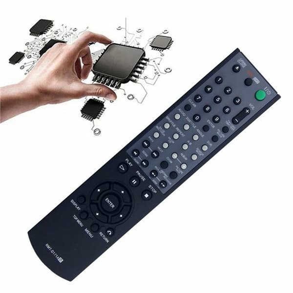 Fjärrkontroll Ersättning för RMT-D171A För Sony DVD Svart