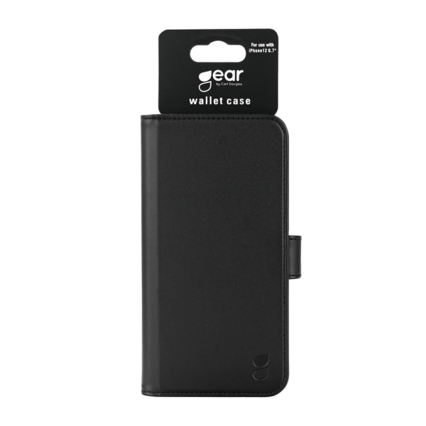 GEAR tegnebog og beskyttelsesetui til iPhone 12 Pro Max Black