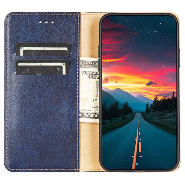 Nokia X30 5G Stand Telefonetui Fuld Beskyttelse Pung Cover - Sort Black