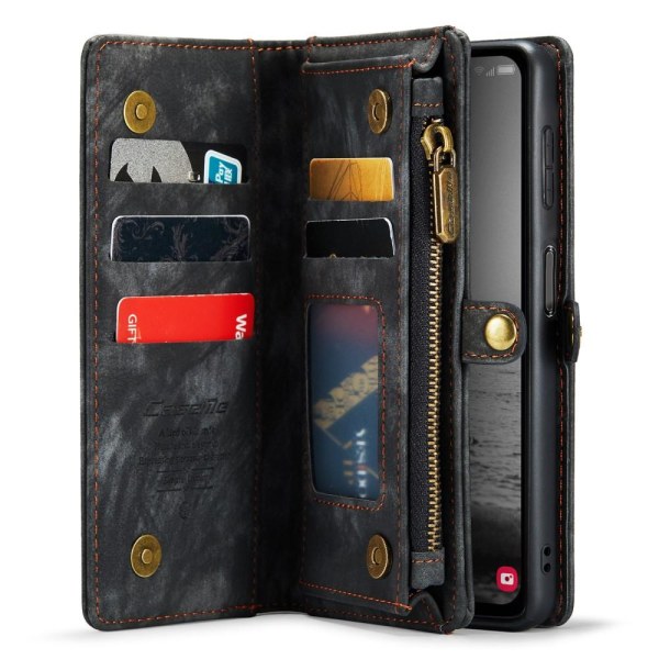 CASEME til Samsung Galaxy A54 5G 2-i-1 tegnebog taske - Sort Black