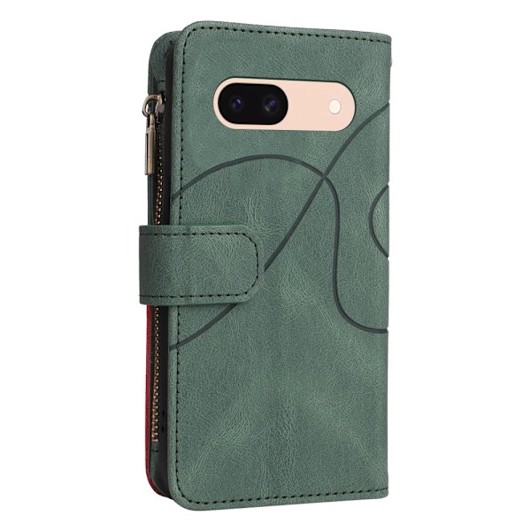 KT Multifunksjons Serie-5 For Pixel 8a Telefonveske Green