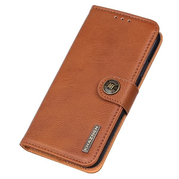 KHAZNEH Samsung Galaxy A35 Plånboksfodral Brun