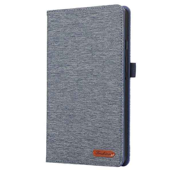Etui for Samsung Galaxy Tab A9+ med stofftekstur, folio og stativ Blue