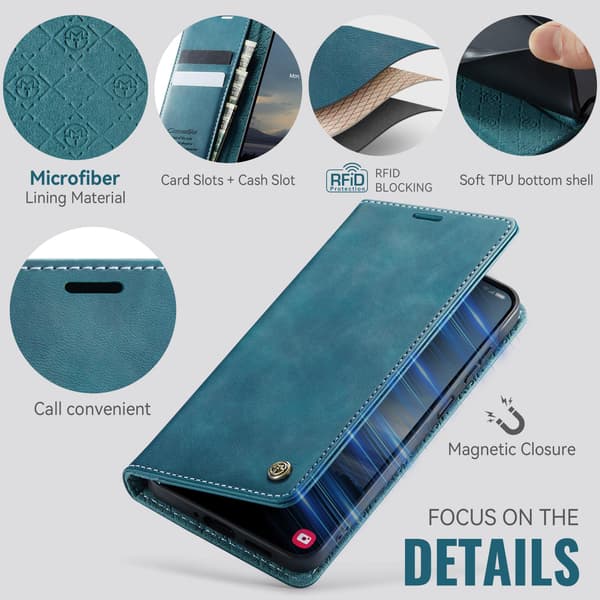 Samsung Galaxy A37 5G CASEME Lompakkokoteloon Green