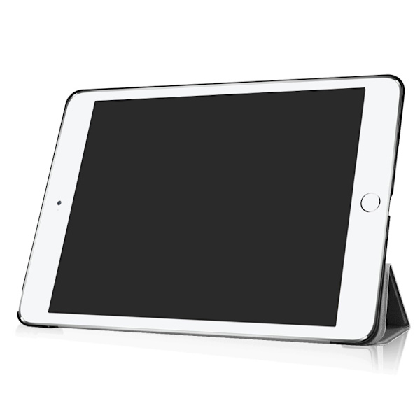 Til iPad 9,7 - tommer (2017) Trifoldet Stand Tablet - etui - Sort Black