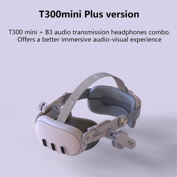 För Meta Quest 3 VR Headset Justerbar huvudrem Pannband grå