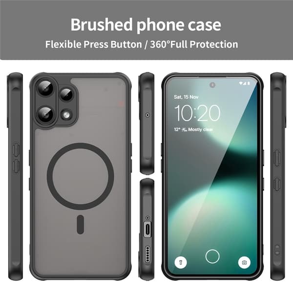 Magnetisk telefoncover til Nothing Phone (3a) Lite 5G Black