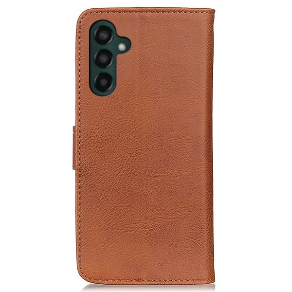 KHAZNEH Samsung Galaxy A35 Plånboksfodral Brun