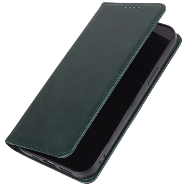 Plånboksställ Telefon Fodral Skal för iPhone 15 Pro - Grön Grön