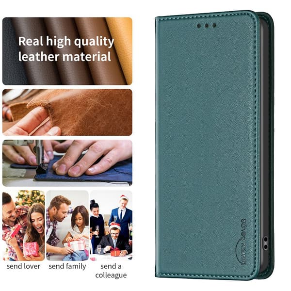 BINFEN COLOR Mobilcover med Stander til Google Pixel 11 Pro XL Green