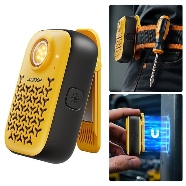 JOYROOM Bluetooth-kaiutin, vedenpitävä IP67 ENC -melua vaimentava kaiutin Black