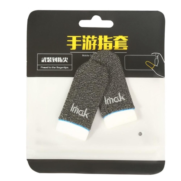 IMAK 1 par fingerærmer Åndbart svedtæt spilcover Grey