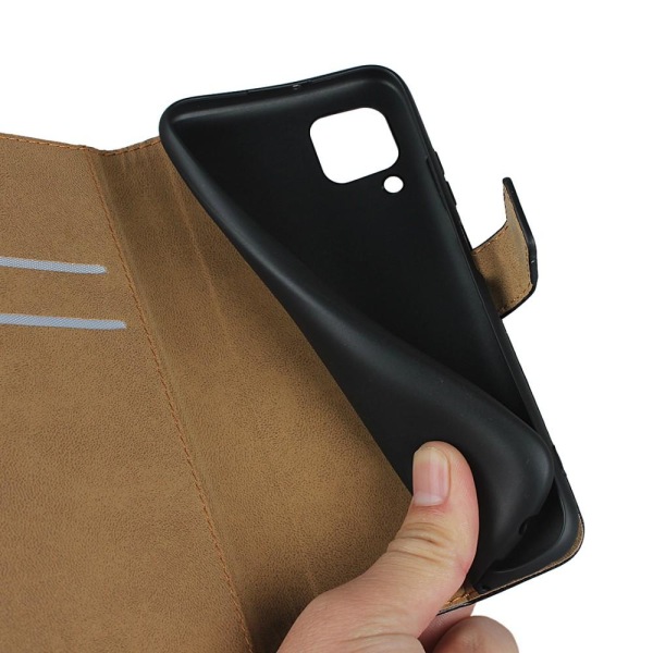Cell Phone Wallet Case for Huawei P40 Lite - Black Black