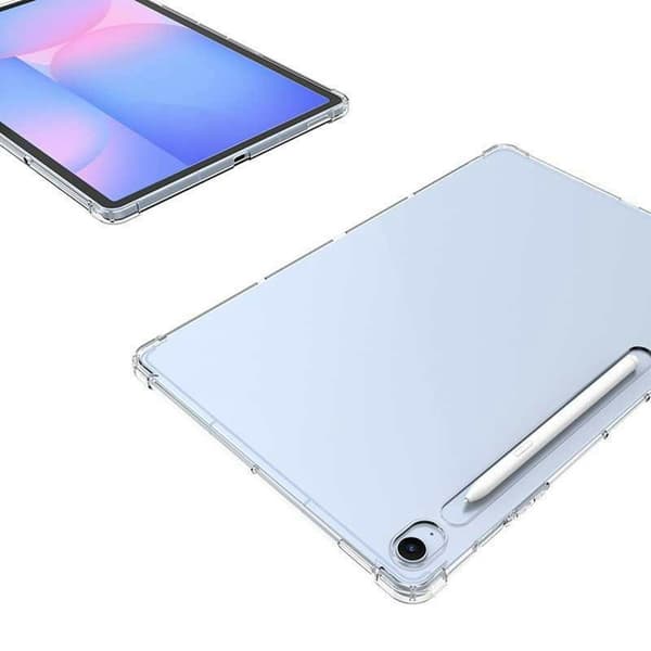 Til Samsung Galaxy Tab S10 Lite Etui TPU cover + Hærdet Glas Transparent
