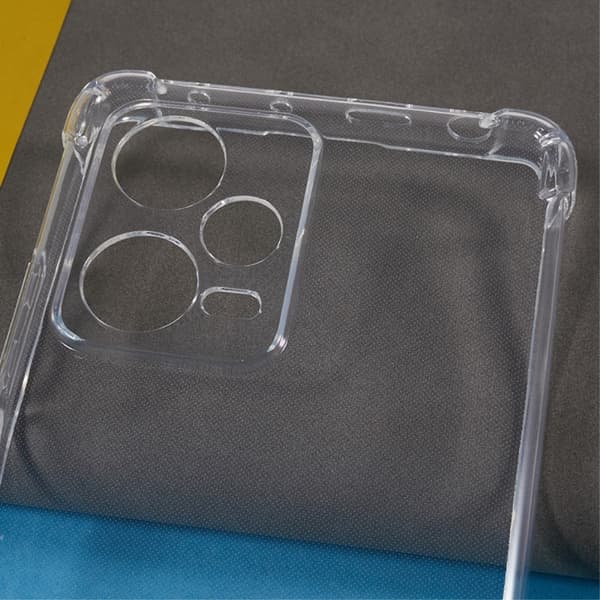 Til Xiaomi Redmi Note 12 Pro 5G Dekseldeksel TPU Gjennomsiktig Transparent