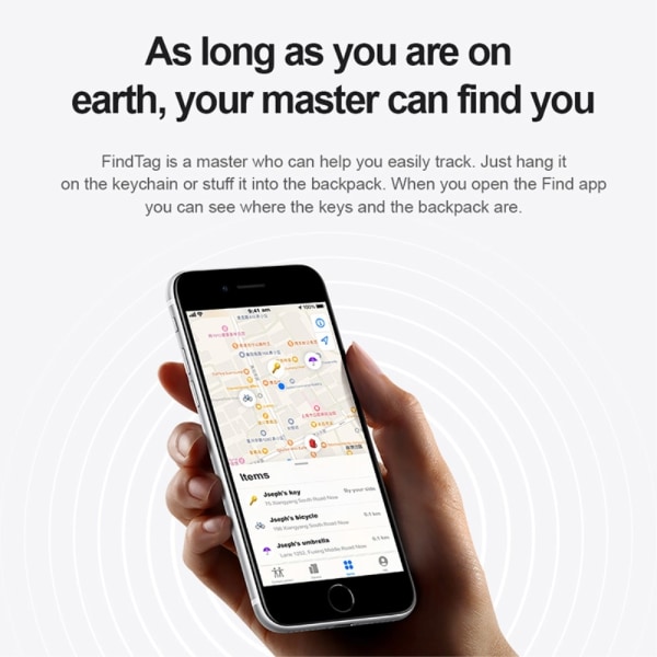 Keys Wallet Luggage Finder Smart Global Tracking Locator Black