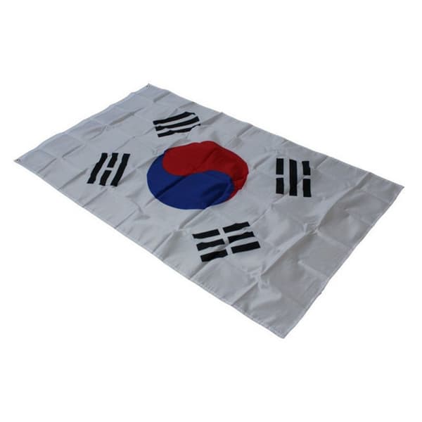Sør-Korea Flagg 90x150 cm banner utendørs innendørs festdekorasjon Red