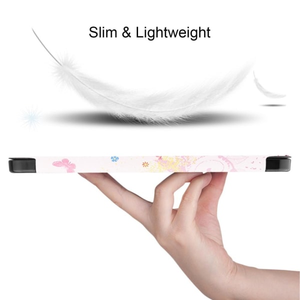 Apple iPad Air (2020) (2022) Slim fit tri-fold fodral - Beautifu multifärg