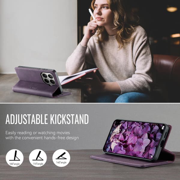 CASEME Till Xiaomi 17T Plånboksfodral Lila