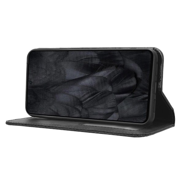 Wallet Stand Flip-telefonetui til Google Pixel 8 - Sort Black