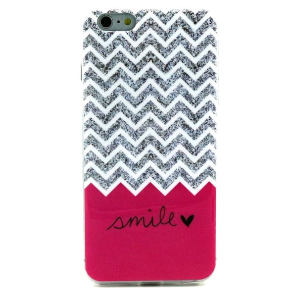 Iphone 6/6S 4,7" TPU-cover Chevron and Smile