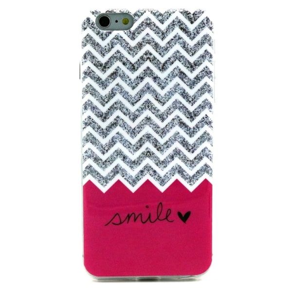 Iphone 6/6S 4.7" TPU Skal Chevron and Smile