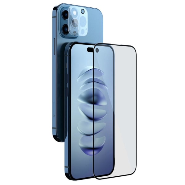 iPhone 14 Pro Max NILLKIN 2 in 1 karkaistu lasi kamerakalvolla Transparent