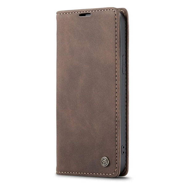 CASEME Plånboksfodral iPhone 14 Plus - MörkBrun Brun