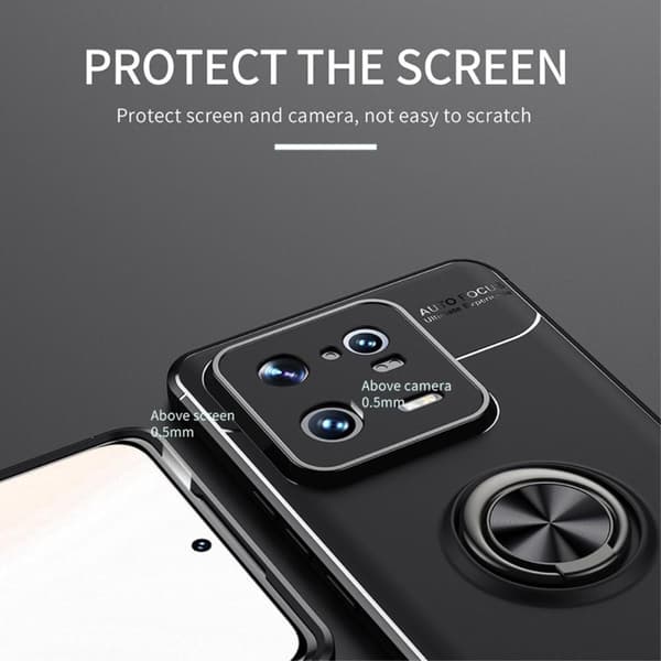 Fingerring Kickstand TPU Taske til Xiaomi 13 Pro Black