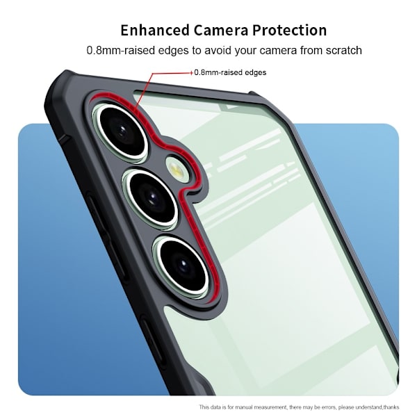 XUNDD TPU Hybrid Skal Fodral till Samsung Galaxy S24 FE - Svart Svart