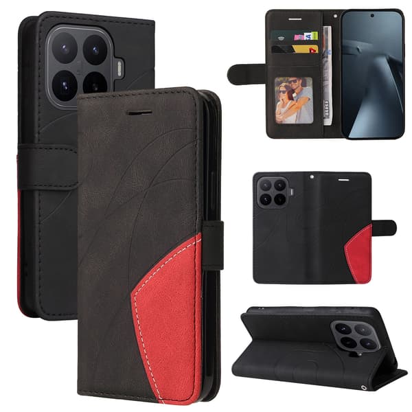 Xiaomi 17T Pro Lompakkokotelo Bi-colour Black