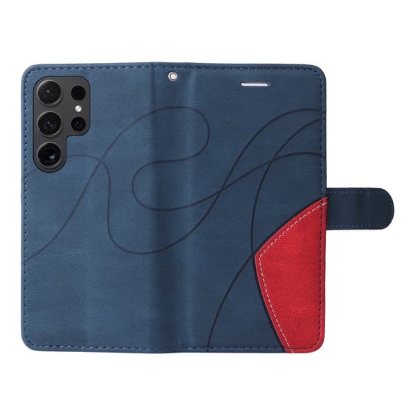 Til Samsung Galaxy S24 Ultra KT - serie - 1 dobbeltfarve Blue