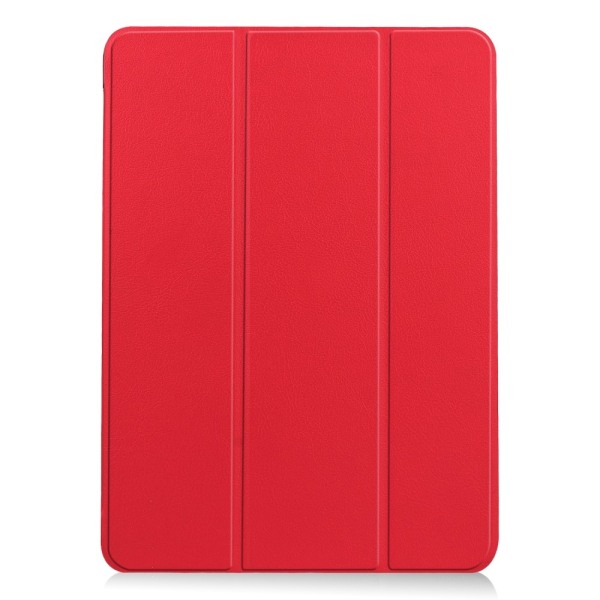 Etui for iPad Air 11 (2024) - Tri-fold Stativ Tablettdeksel - Rød Red