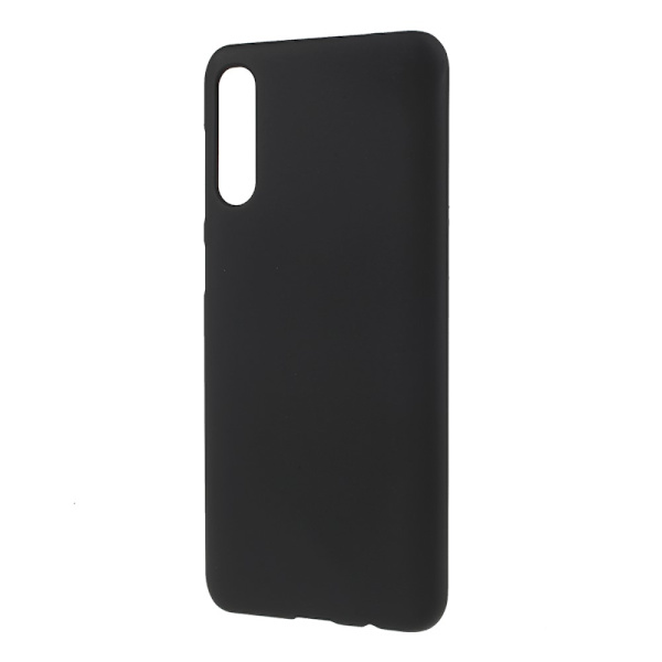 Gummiert PC Hard Case for Samsung Galaxy A50 - Svart Black